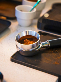 Photo of EIGHT OUNCE ESSENTIALS Dosing Funnel (58mm) ( ) [ Eight Ounce Essentials ] [ Espresso Accessories ]