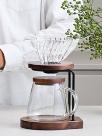 Photo of HARIO Drip Stand Set (Walnut) ( ) [ HARIO ] [ Other ]