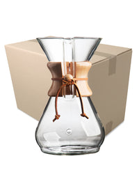 Photo of CHEMEX® Eight Cup Classic ( 6 Units (1 Case) ) [ Chemex ] [ Pourover Brewers ]