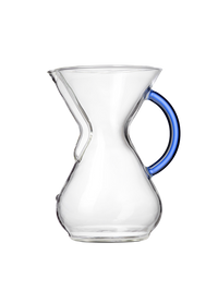Photo of CHEMEX® Six Cup Glass Handle ( Sapphire ) [ Chemex ] [ Pourover Brewers ]