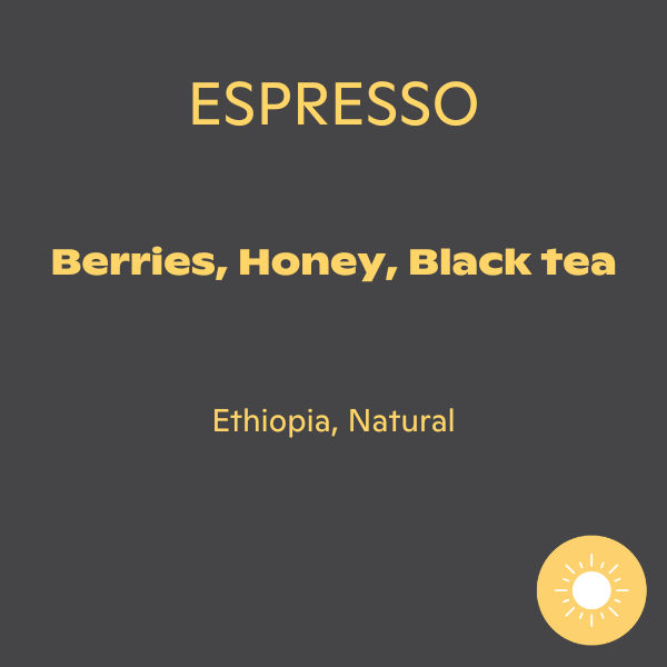 Photo of Ethica - Haro Wato Espresso: Natural, Ethiopia (250g) ( ) [ Ethica Coffee Roasters ] [ Coffee ]