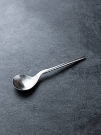 Photo of COOKPLAY Rama Spoon (21x4.5cm/8.3x1.8in) (4-Pack) (Matte Silver) ( ) [ Cookplay ] [ Cutlery ]