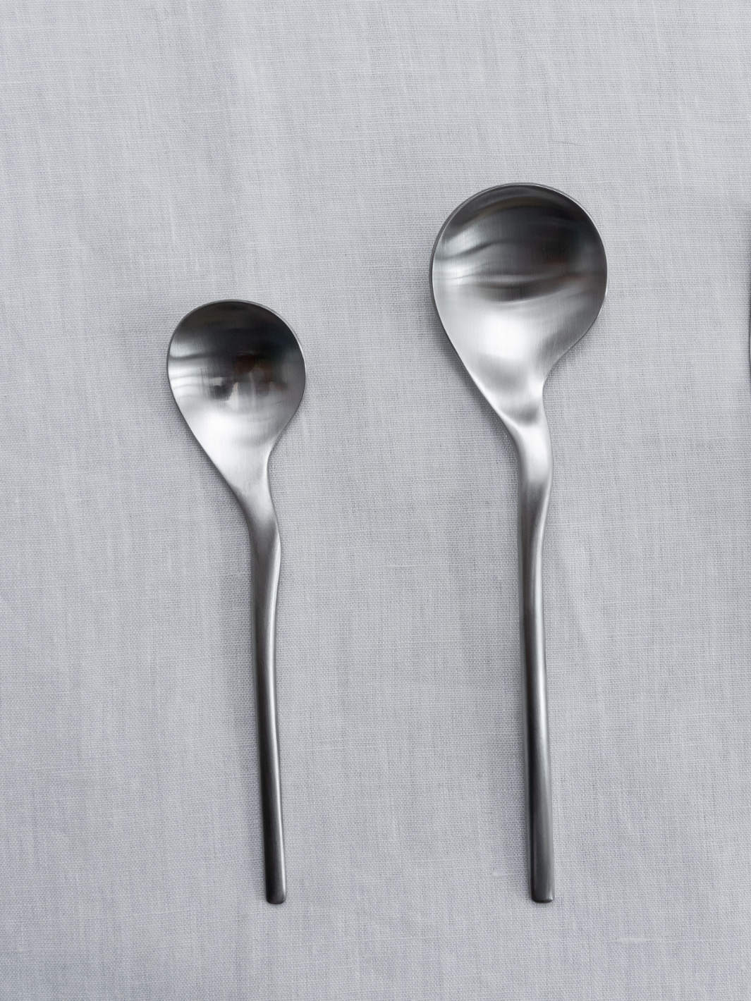 COOKPLAY Rama Dessert Spoon (16.5x3.5cm/6.5x1.4in) (4-Pack) (Matte Silver)