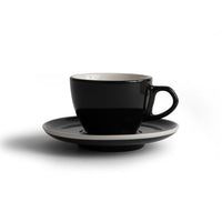 Photo of CREATED CO. Curve Cappuccino & Small Latte Saucer (Saucer Only) ( ) [ Created Co. ] [ Coffee Cups ]