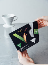 Photo of HARIO METEOR V60-02 Abaca Speed Filters (50-Pack) ( ) [ HARIO ] [ Paper Filters ]