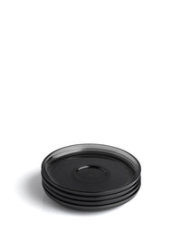 Photo of HUSKEE Renew Espresso Saucer (88ml/3oz) ( Smoke 4-Pack ) [ Huskee ] [ Saucers ]
