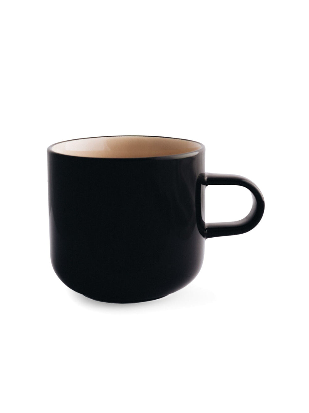 Photo of ACME x Karen Walker Bobby Medium Mug (300ml/10.14oz) ( Black + Macadamia ) [ Acme & Co. ] [ Coffee Cups ]