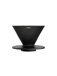 Photo of HARIO V60-01 Alpha Series Dripper (Ceramic) ( Black ) [ HARIO ] [ Pourover Brewers ]