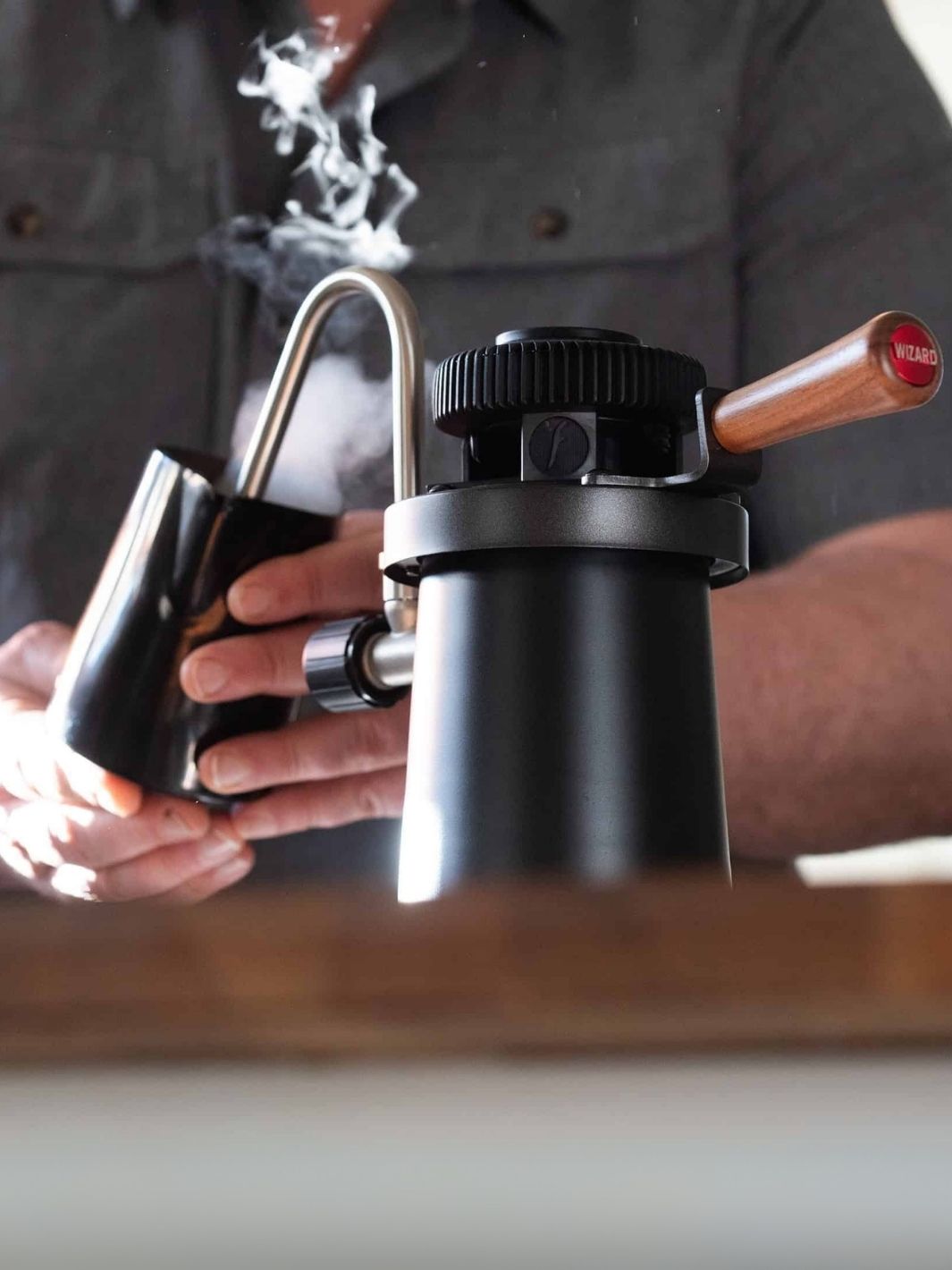FLAIR Wizard Manual Stovetop Steamer (Minor Aesthetic Defect)