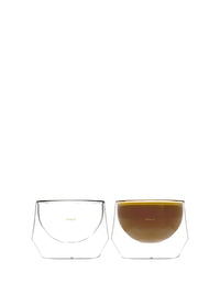 Photo of KRUVE IMAGINE Glasses (2-Pack) ( Cappuccino (200ml 6.5oz) Clear ) [ Kruve ] [ Coffee Glasses ]