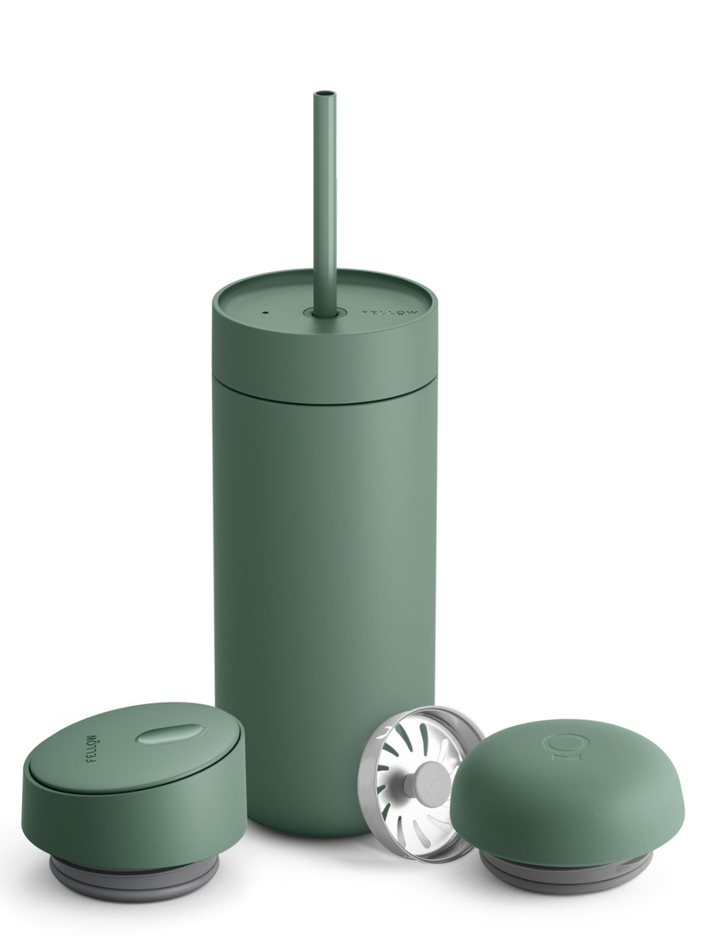 Photo of FELLOW Carter 3-in-1 Sip System (474ml/16oz) ( Smoke Green ) [ Fellow ] [ Reusable Cups ]