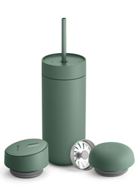 Photo of FELLOW Carter 3-in-1 Sip System (474ml/16oz) ( Smoke Green ) [ Fellow ] [ Reusable Cups ]