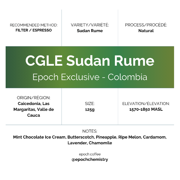 Epoch Chemistry - Epoch Exclusive: CGLE Sudan Rume