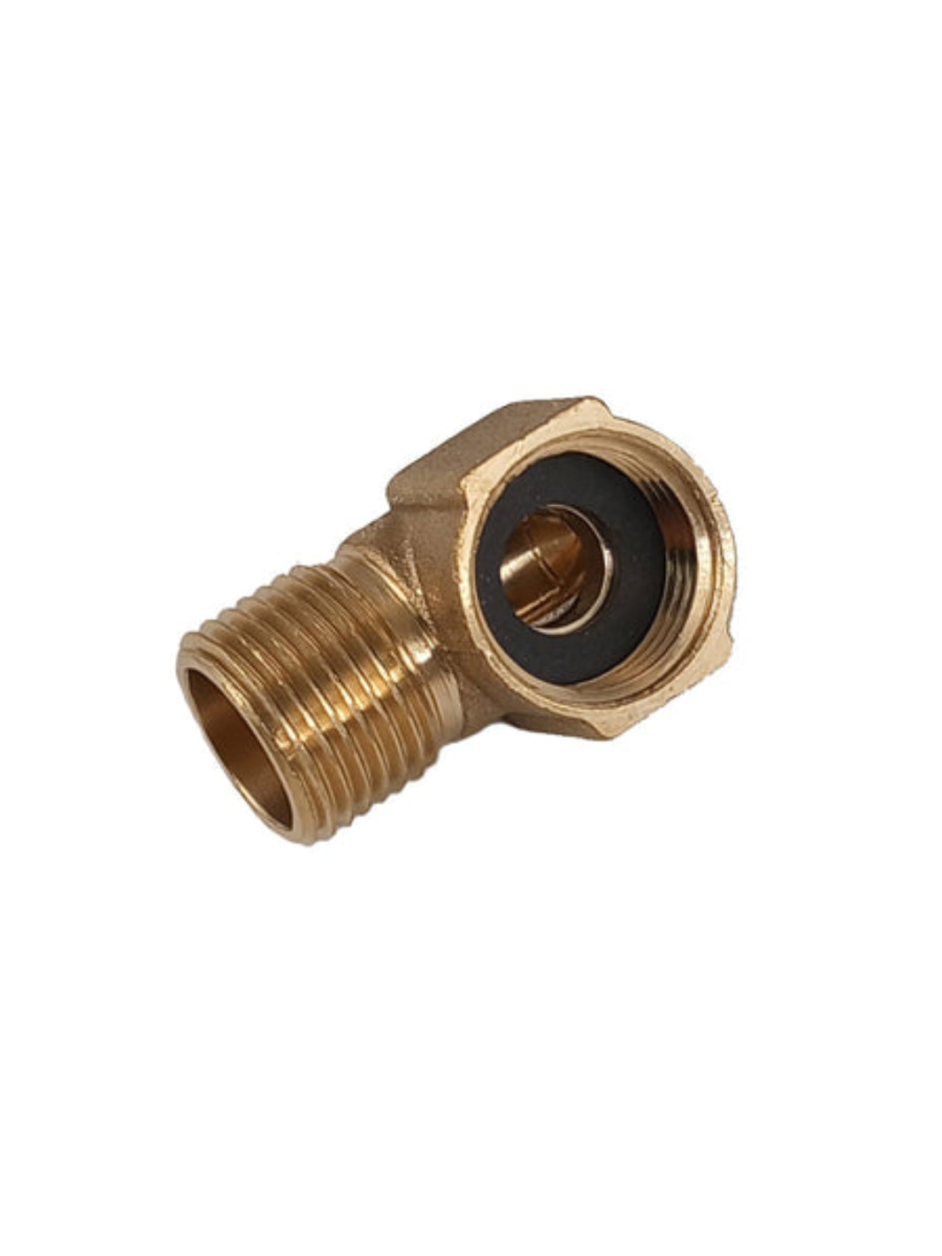 1/2" F BSP x 1/2" M BSP Brass 90 for Counter Top Pitcher Rinsers