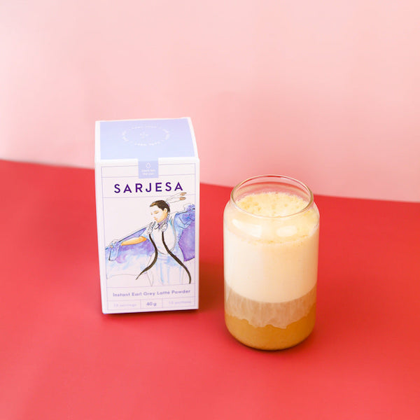 Photo of Sarjesa - Instant Early Grey Powder: 10 servings (40g) ( ) [ Sarjesa ] [ Tea ]