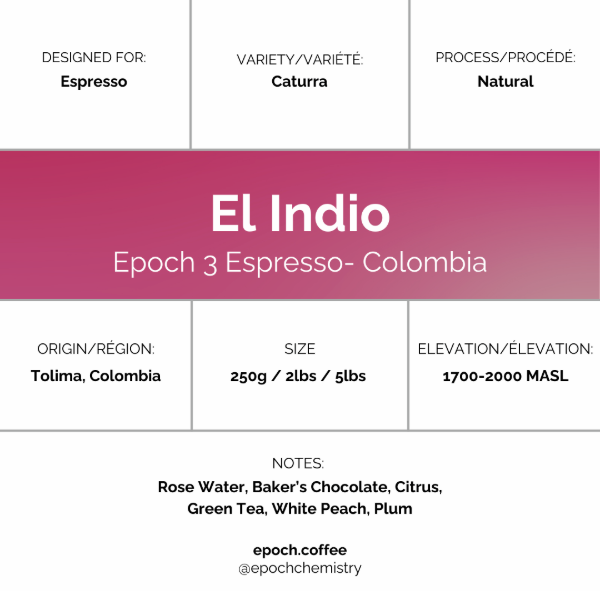 Photo of Epoch Chemistry - Epoch 3: El Indio Espresso ( ) [ Epoch Chemistry ] [ Coffee ]