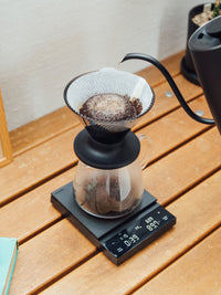 Photo of HARIO V60-02 NEO Dripper (Tritan) (Black) ( ) [ HARIO ] [ Pourover Brewers ]