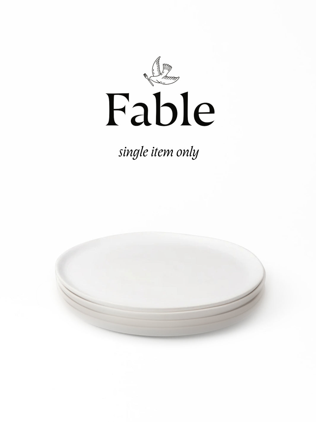 FABLE The Salad Plates (3-Pack) (Speckled White)