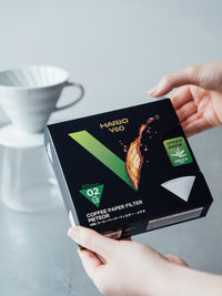 Photo of HARIO METEOR V60-02 Abaca Speed Filters (50-Pack) ( ) [ HARIO ] [ Paper Filters ]