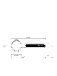 Photo of AIRFLOW Level Mirror 58mm Lay-Flat Portafilter ( ) [ AIRFLOW ] [ Portafilters ]