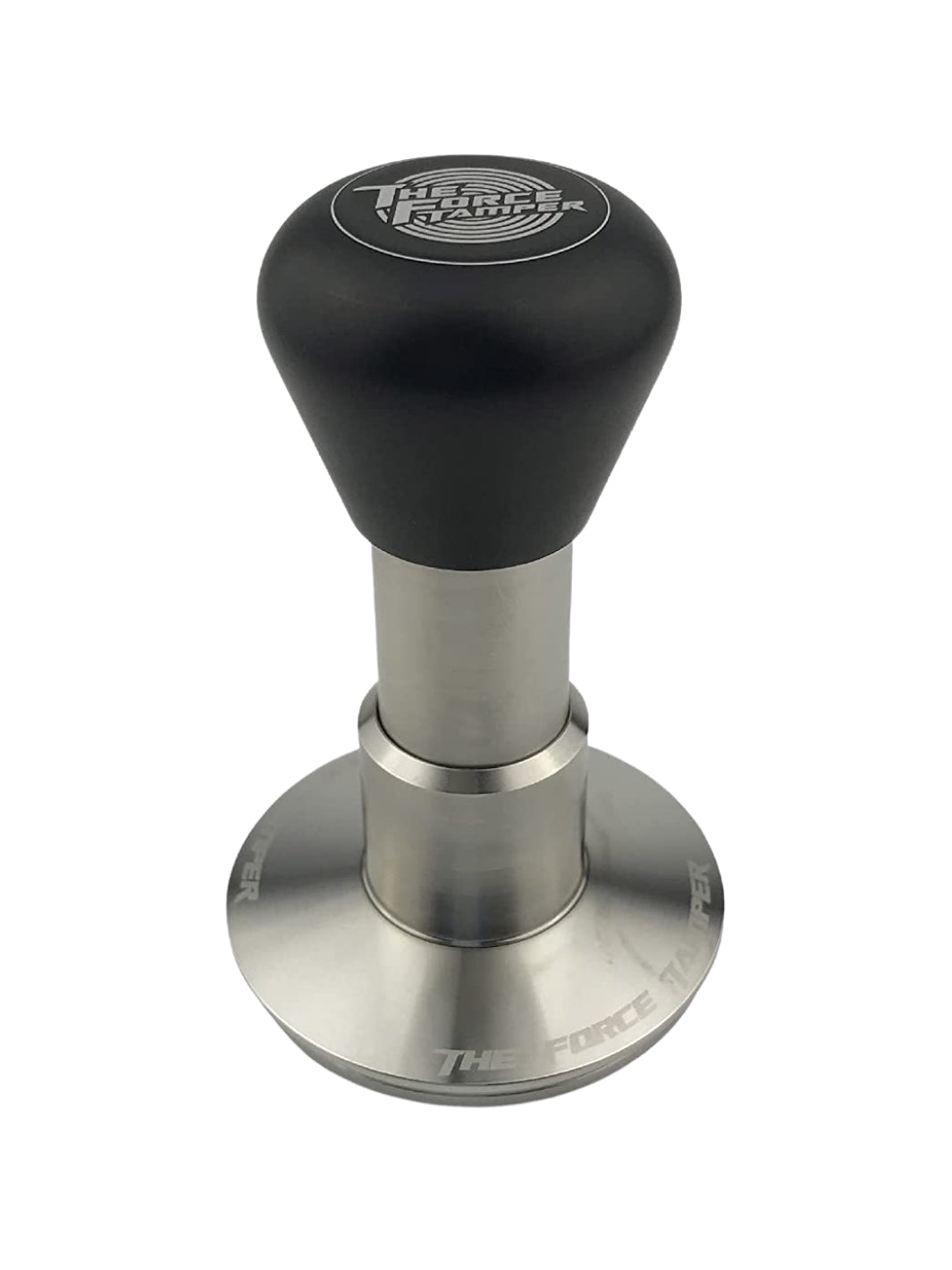 THE FORCE Tamper (Standard) (54mm) (Triangle) (Black Aluminum) (Lightly Used)