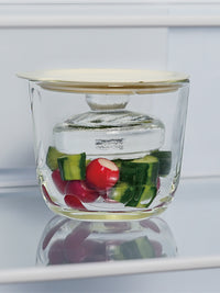 Photo of HARIO Glass Overnight Salting Bowl (500ml/17oz) ( ) [ HARIO ] [ Kitchen ]