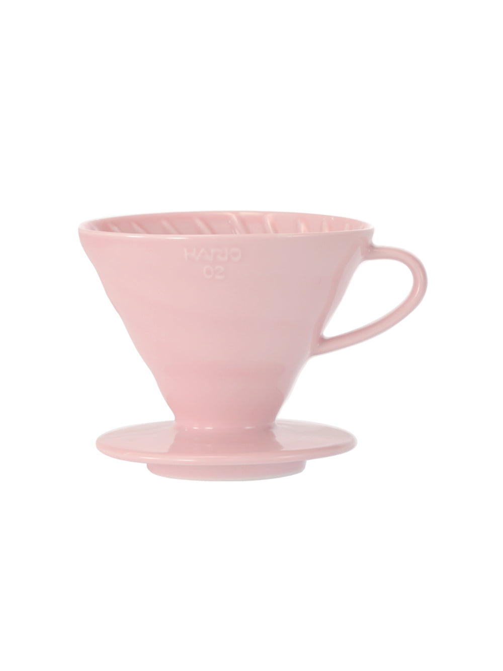 Photo of HARIO V60-02 Dripper (Ceramic) ( Pink ) [ HARIO ] [ Pourover Brewers ]