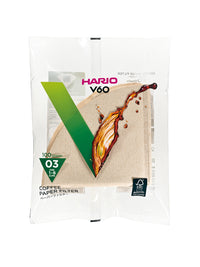 Photo of HARIO V60-03 Filters (100-Pack) ( 1 Unit Brown ) [ HARIO ] [ Paper Filters ]