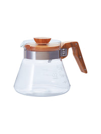 Photo of HARIO V60-02 Coffee Server (600ml/20oz) (Olive Wood) ( Default Title ) [ HARIO ] [ Decanters ]