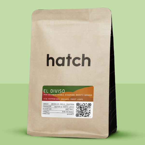 Hatch - El Diviso: Pink Bourbon Double Anaerobic Mossto Washed