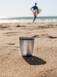 Photo of HUSKEE Steel Cup + Lid (8oz/237ml) ( ) [ Huskee ] [ Coffee Cups ]