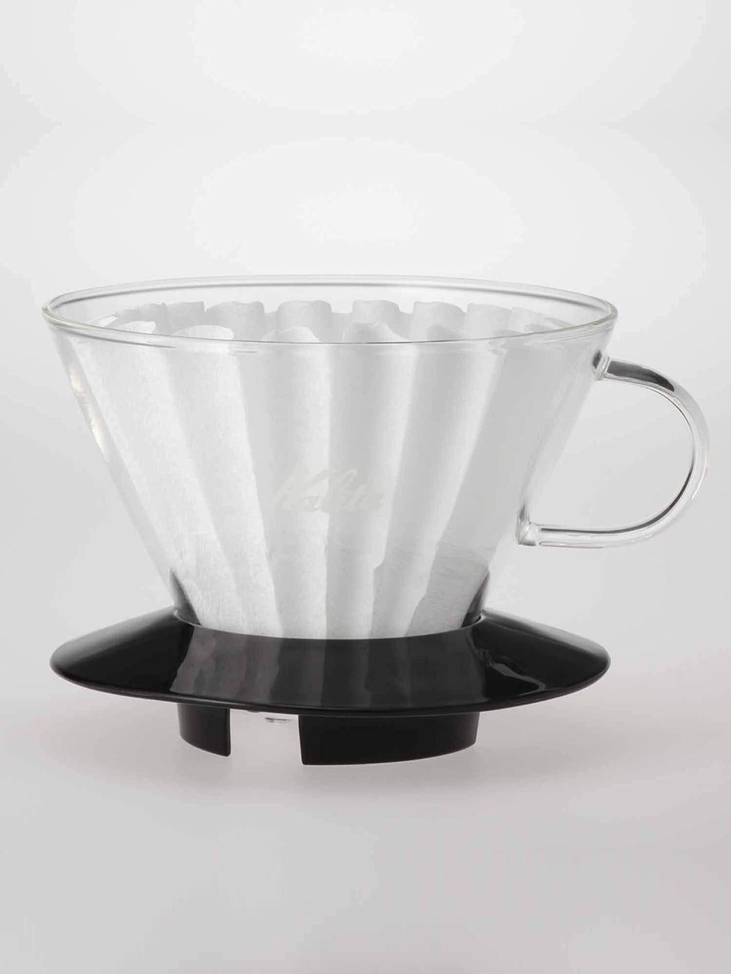 KALITA Wave 185 Glass Dripper (Black) – Eight Ounce Coffee