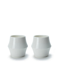 Photo of KRUVE CASCADE Porcelain Espresso Glasses (2-Pack) ( White ) [ Kruve ] [ Coffee Glasses ]