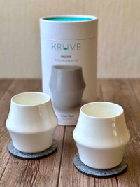 Photo of KRUVE CASCADE Porcelain Espresso Glasses (2-Pack) ( ) [ Kruve ] [ Coffee Glasses ]