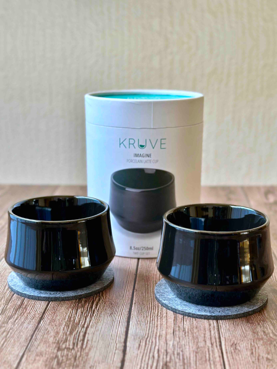 KRUVE IMAGINE Porcelain Glasses (2-Pack)