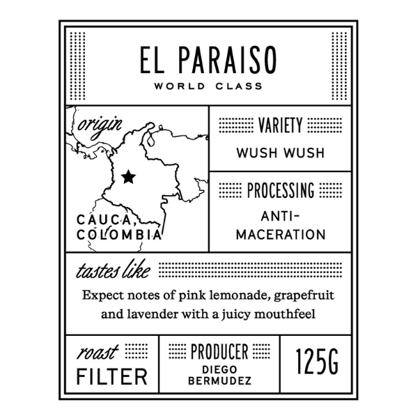 Photo of Manhattan - El Paraiso Anti-Maceration Wush Wush ( Default Title ) [ Manhattan Coffee Roasters ] [ Coffee ]