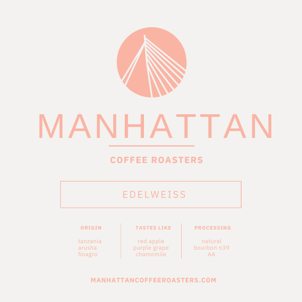 Photo of Manhattan - Edelweiss: Bourbon n39 ( Default Title ) [ Manhattan Coffee Roasters ] [ Coffee ]