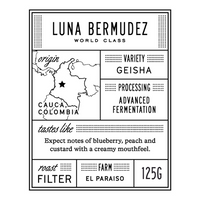 Photo of Manhattan - Luna Bermudez (125g) ( Default Title ) [ Manhattan Coffee Roasters ] [ Coffee ]