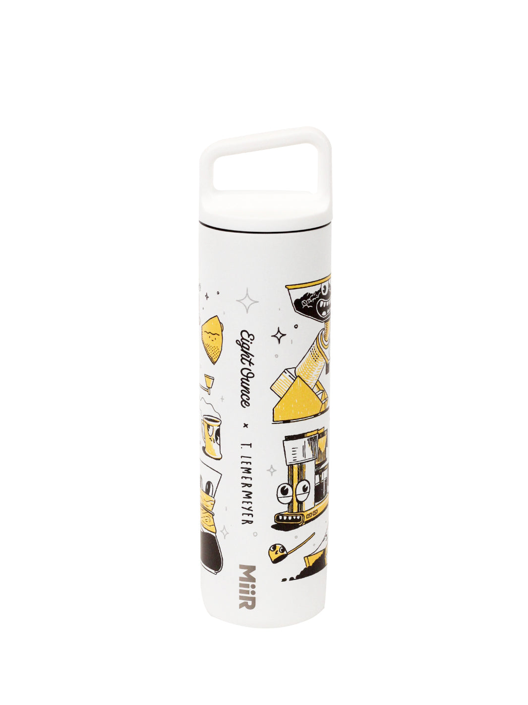 Photo of MiiR "Eight Ounce/8oz Brew Crew" Wide Mouth Bottle (591ml/20oz) [Limited Edition] (White) ( Default Title ) [ MiiR ] [ Hydration Bottles ]
