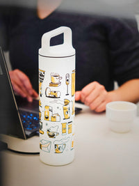 Photo of MiiR "Eight Ounce/8oz Brew Crew" Wide Mouth Bottle (591ml/20oz) [Limited Edition] (White) ( ) [ MiiR ] [ Hydration Bottles ]