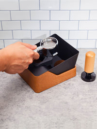 Photo of PROPER BY DESIGN Olympus Knockbox + Tamping Station ( ) [ Proper by Design ] [ Knock Boxes ]