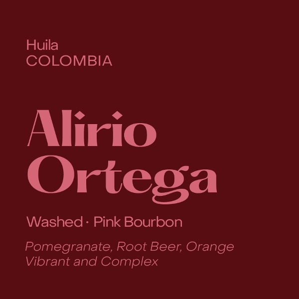 Subtext  - Alirio Ortega Pink Bourbon Espresso