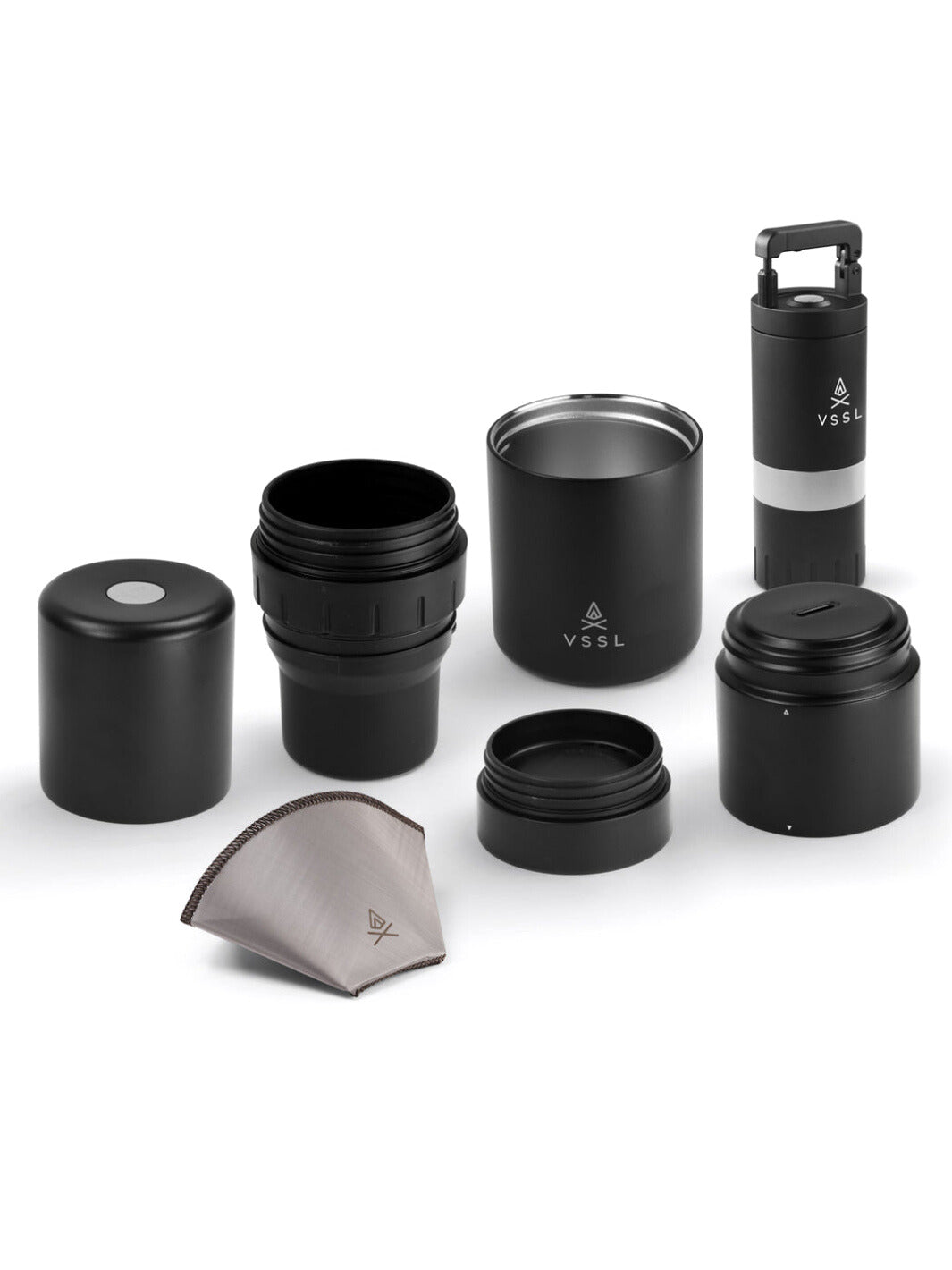 VSSL Nest Pourover Coffee Kit + Java G25 Grinder Gift Set