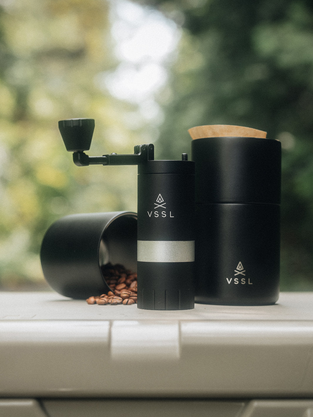 VSSL Nest Pourover Coffee Kit + Java G25 Grinder Gift Set