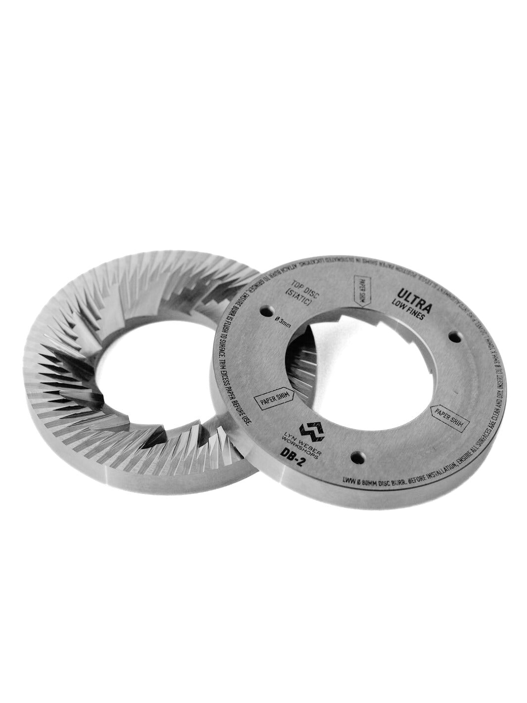 WEBER WORKSHOPS EG-1 Ultra Burr Set (⌀80mm) (Low Fines