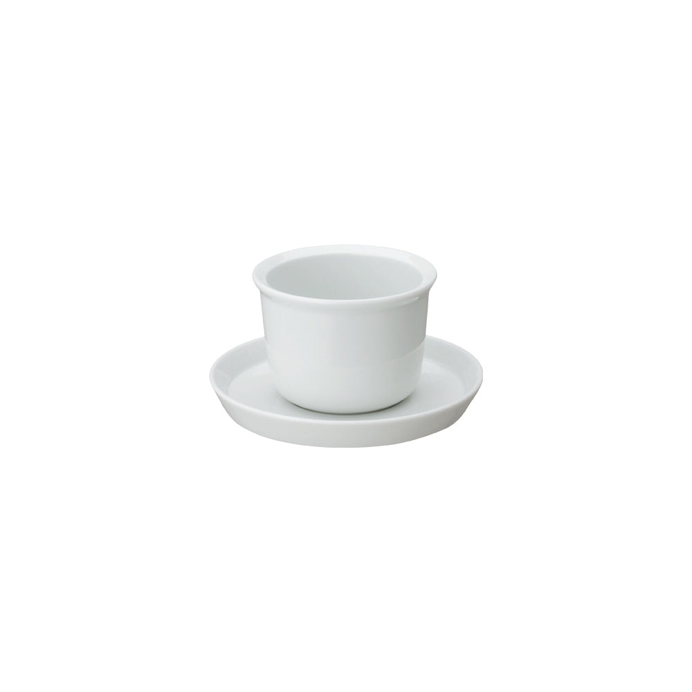 Photo of KINTO LEAVES TO TEA Cup & Saucer 160ml ( White ) [ KINTO ] [ Tea Glasses ]
