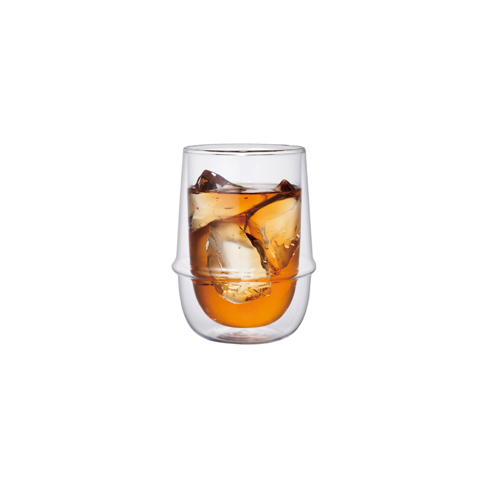 Photo of KINTO KRONOS Double Wall Iced Tea Glass 350ml ( ) [ KINTO ] [ Tea Equipment ]