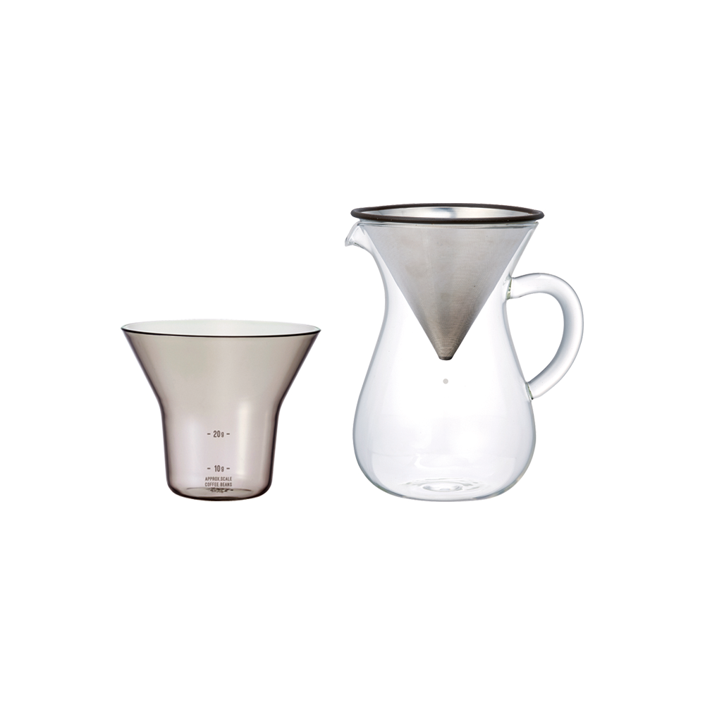 Photo of KINTO SLOW COFFEE STYLE Carafe Set 2 Cup Stainless Steel ( Default Title ) [ KINTO ] [ Coffee Kits ]