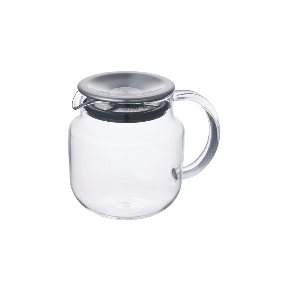 Photo of KINTO ONE TOUCH Teapot 620ml Stainless Steel Lid ( Default Title ) [ KINTO ] [ Tea Equipment ]