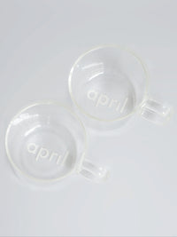 Photo of APRIL Glass Mugs (2-Pack) ( ) [ April ] [ Coffee Glasses ]